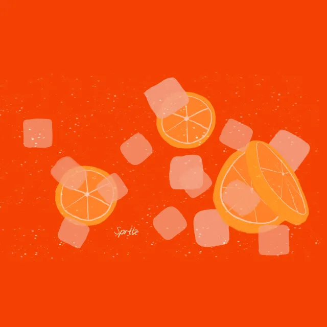 Kissen Spritz Close up