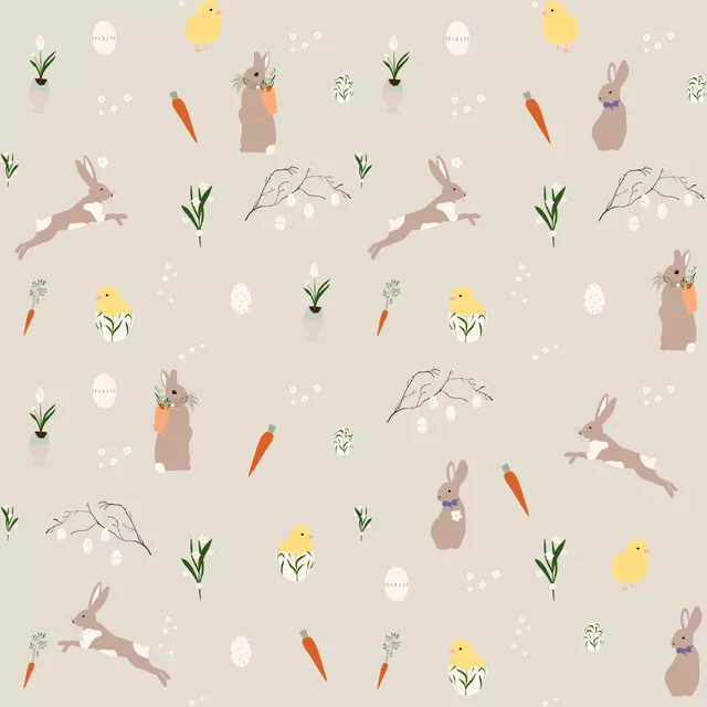 Servietten Ostern Muster Hell