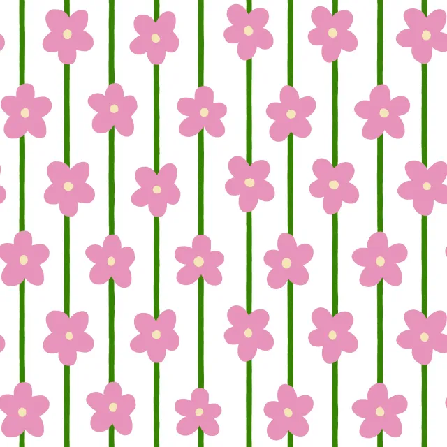 Kissen Blumenmuster Beige Pink