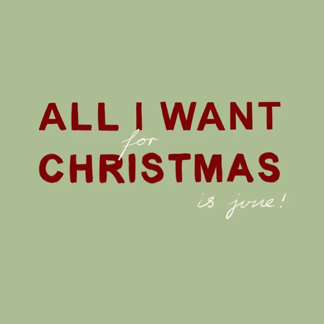 Kissen All I want Weihnachten