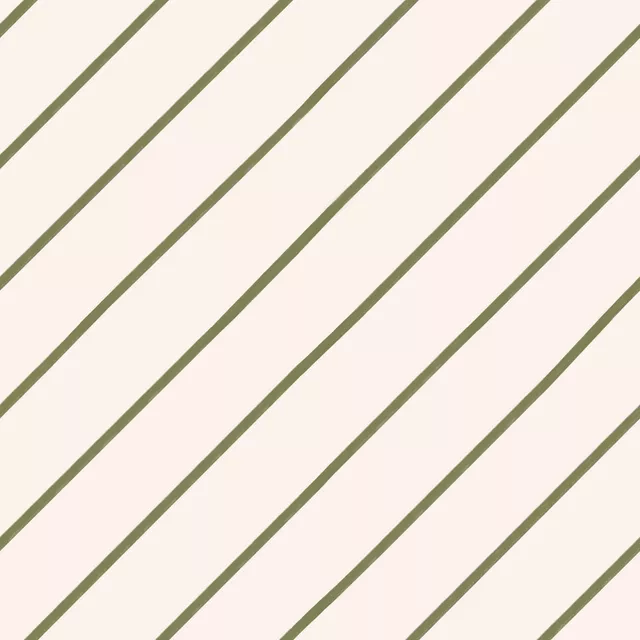 Tischset Streifen Diagonal Grün Beige