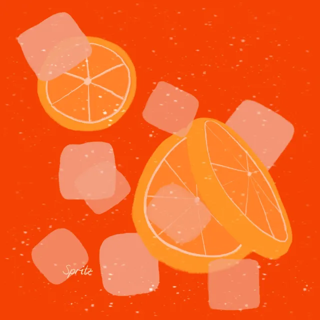 Kissen Spritz Close up