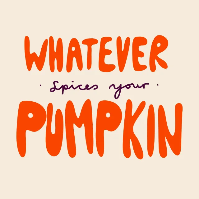 Servietten Pumpkin Typo