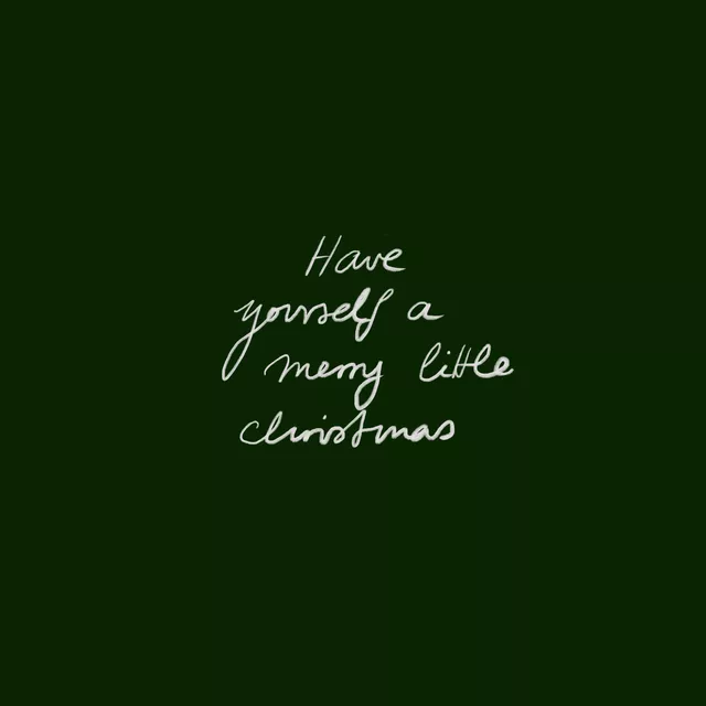 Geschirrtücher merry little christmas Grün