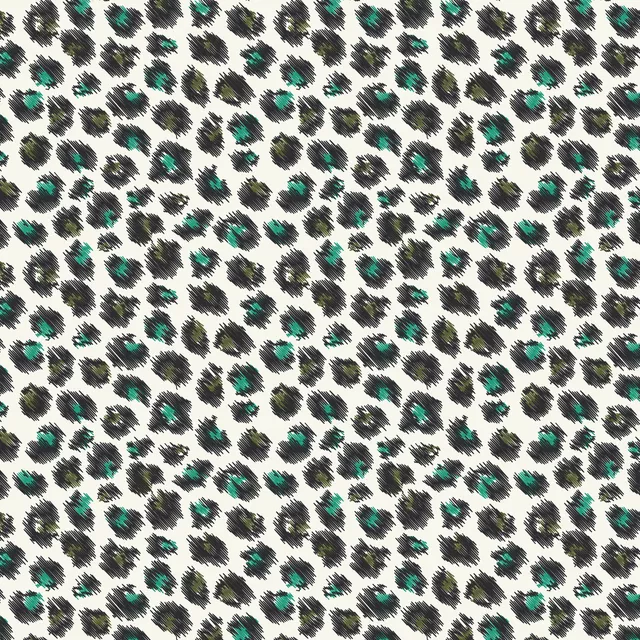 Leo Print Türkis