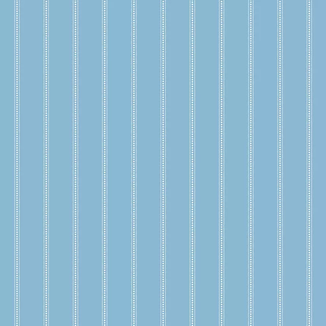 Kissen Vintage Streifen Blau Weiss