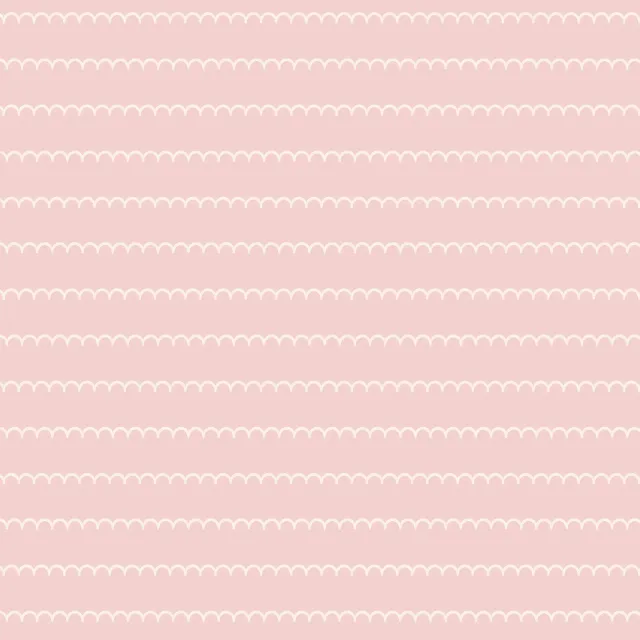 Kissen Wellige Streifen Rosa