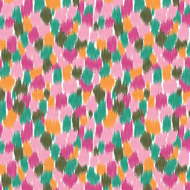 Abstrakt Scribble Bunt