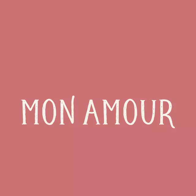 Kissen Mon Amour Mauve