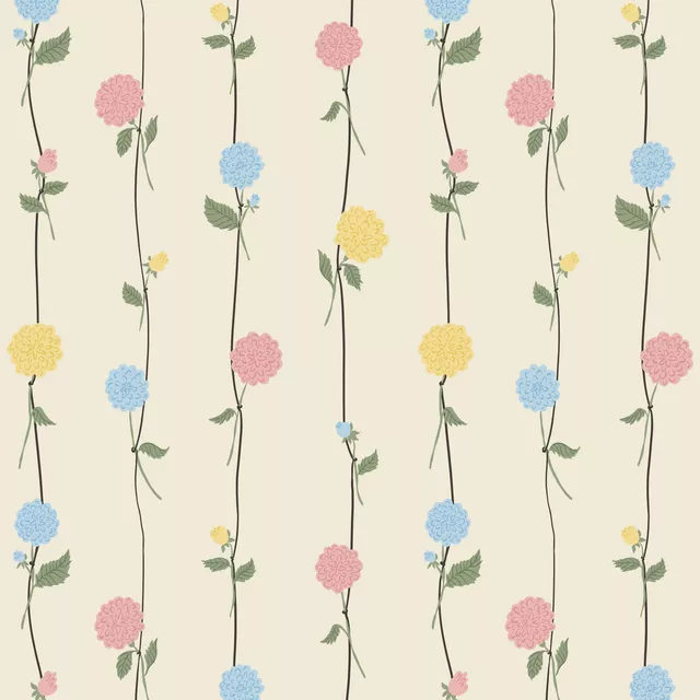 Kissen Hängende Blumen