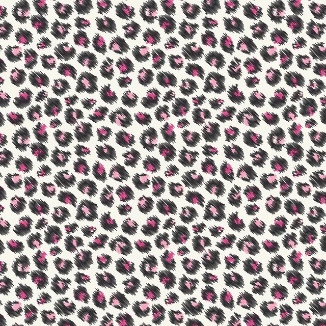Kissen Leo Print Pink