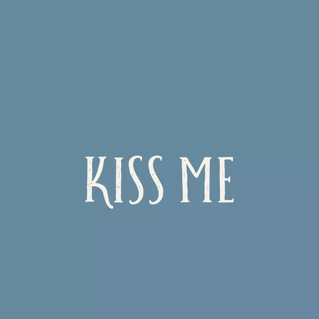 Kissen Kiss Me Blau