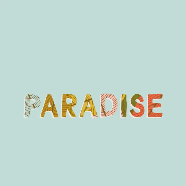 Kissen Tropical Paradise Minze