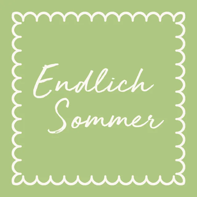 Kissen Endlich Sommer Grün