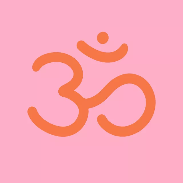 Kissen Das Om Symbol