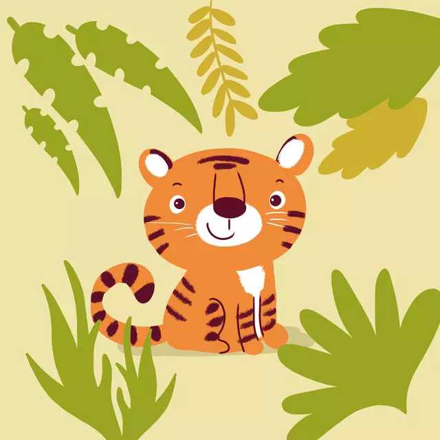 Kissen Kleiner Tiger