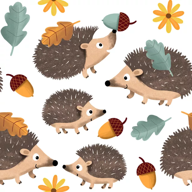Kissen Herbst Igel