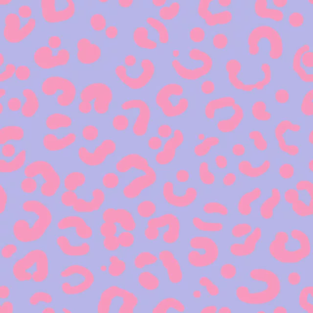Leopardenmuster rose