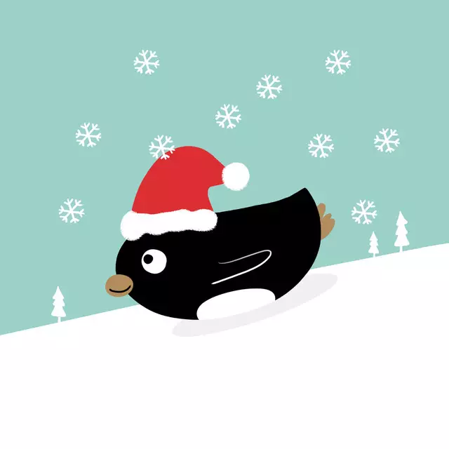Servietten Sei Cool Pinguin