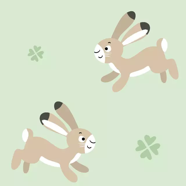 Tischläufer Hoppelhase