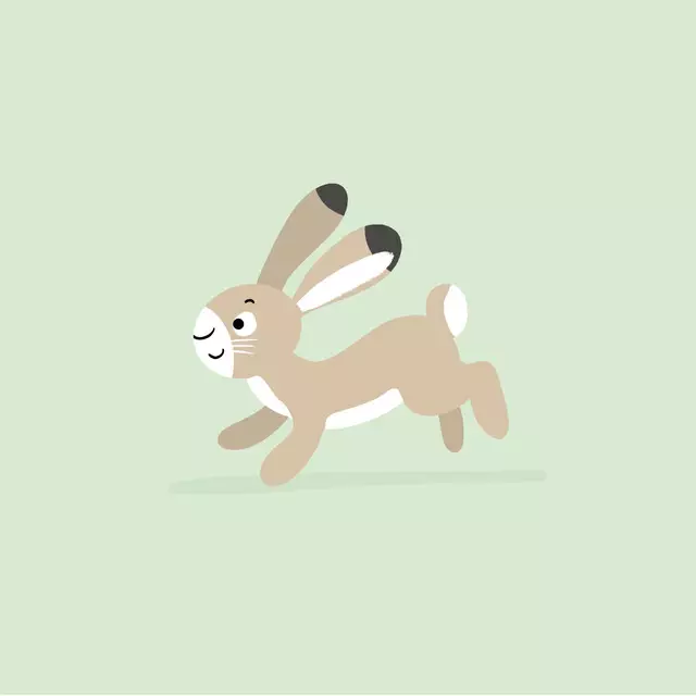 Kissen Hoppelhase