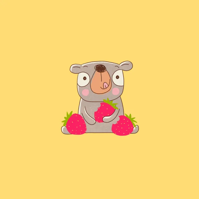 Kissen Erdbear Bernie Bear