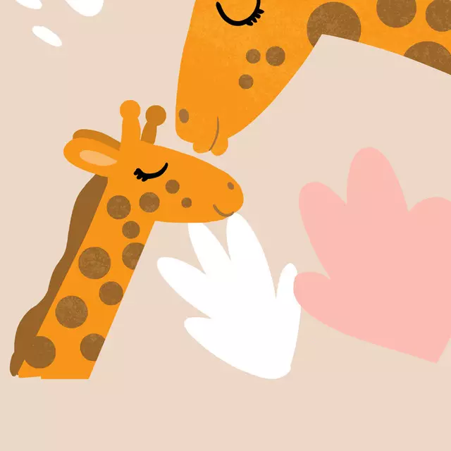 Giraffenliebe beige