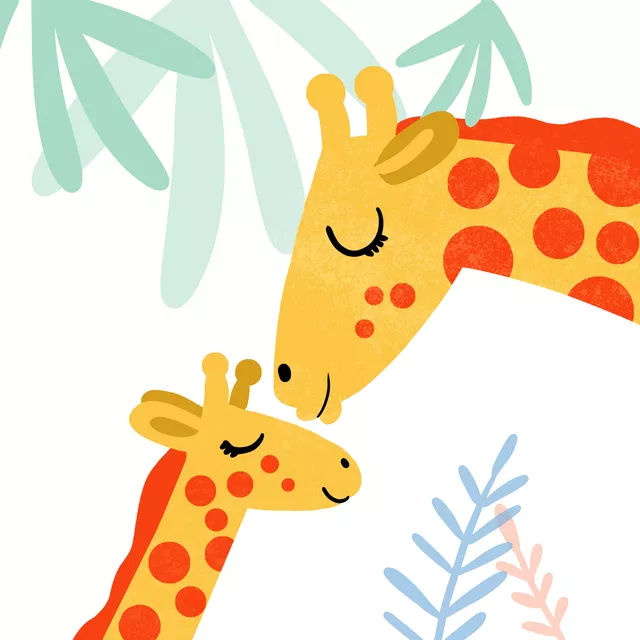 Kissen Ich hab dich lieb Giraffe
