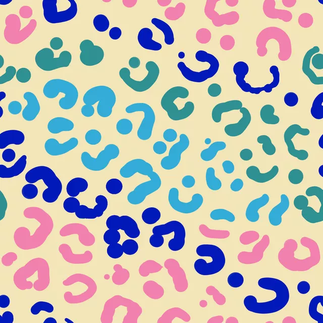 Kissen Leopard bunt
