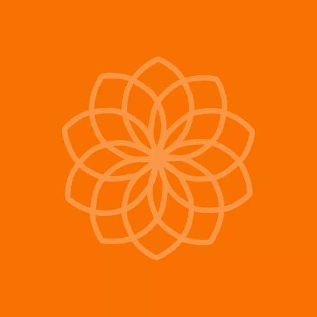 Traumfaenger Blume orange
