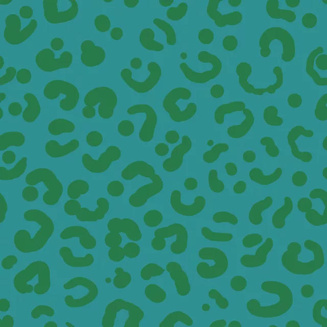 Leopardenmuster green