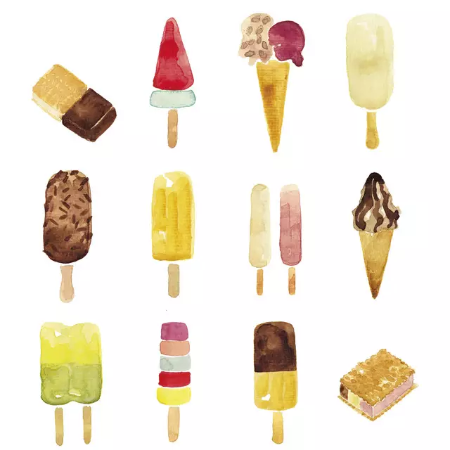 Kissen Eis