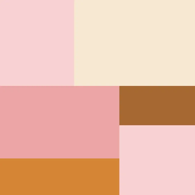 Tischläufer Patchwork Pura-Rose