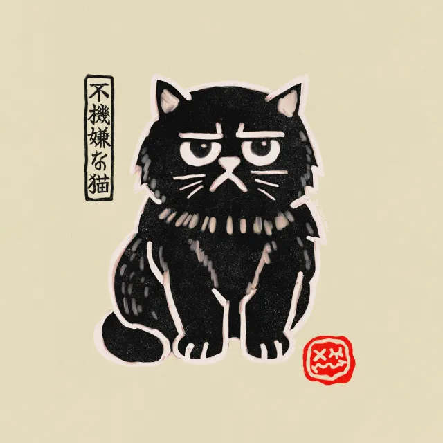 Kissen Grumpy Cat