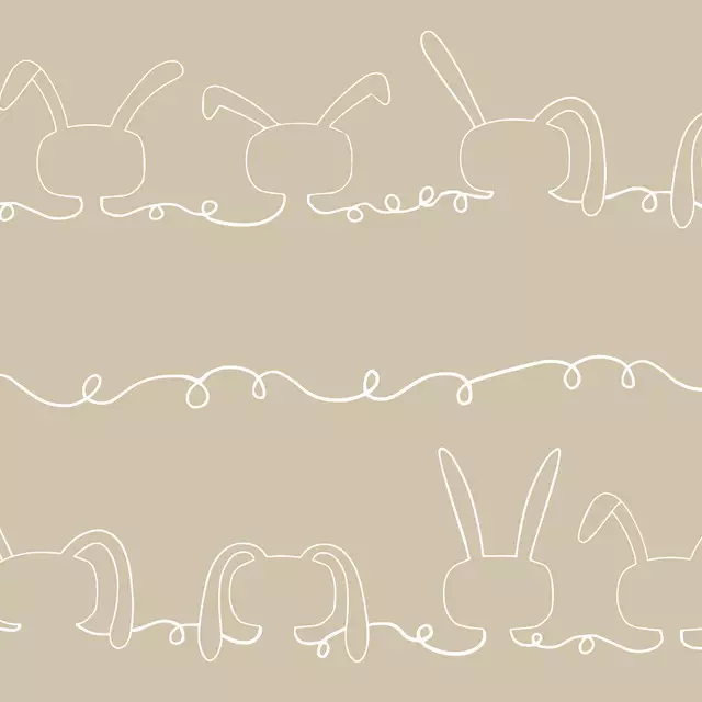 Rabbit On The Line Beige