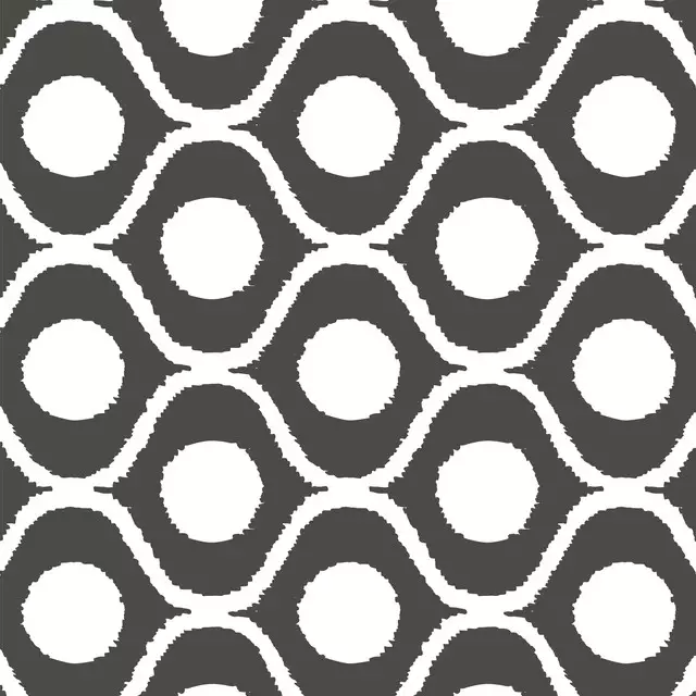 Kissen Boho Ikat 2 Black Olive