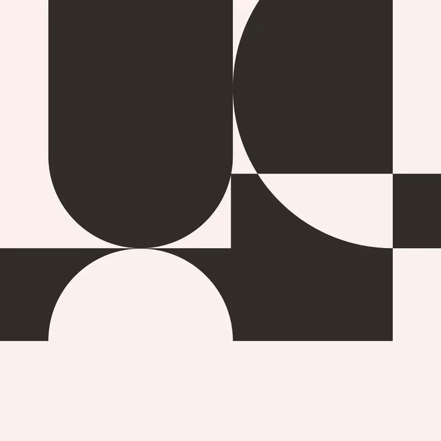 Kissen Geomeform 03 Black&White