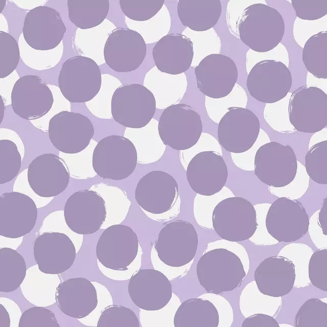 Polka Dots 6 Lilalaune