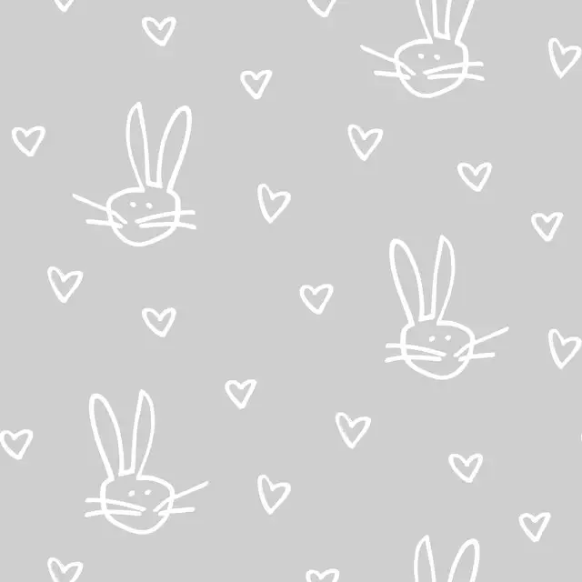 Servietten Osterhase mit Herz 2