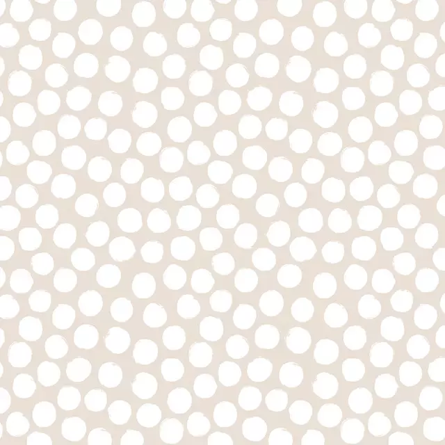 Kissen Polka Dots 2 Beige Punkte