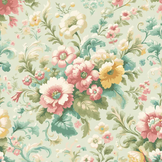 Tischset Botanischer Barock 1