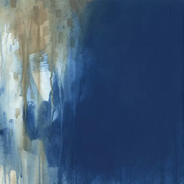 Servietten Painterly Perfection Blau 2