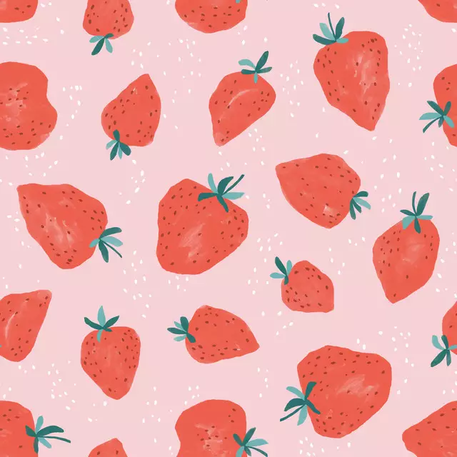 Sitzkissen Erdbeeren 1