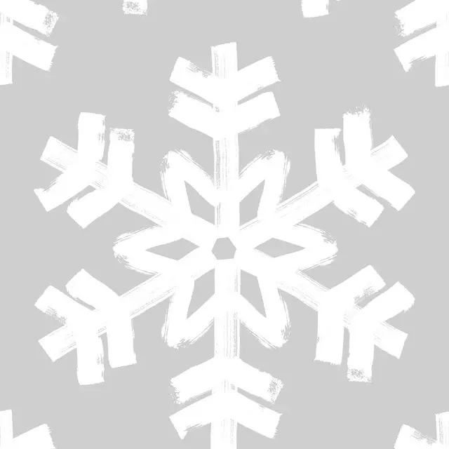 Dekovorhang Winterzauber Schneekristall 2