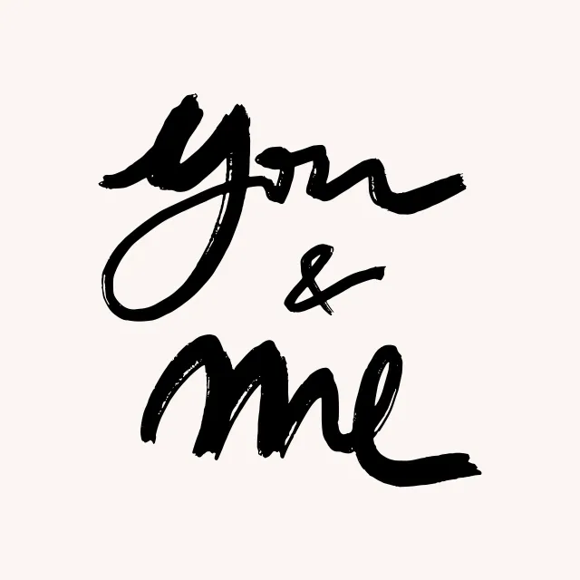 You And Me Beige Schwarz