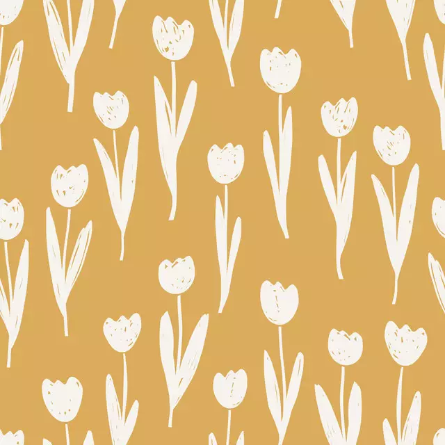 Sitzkissen Tulip Field gelb