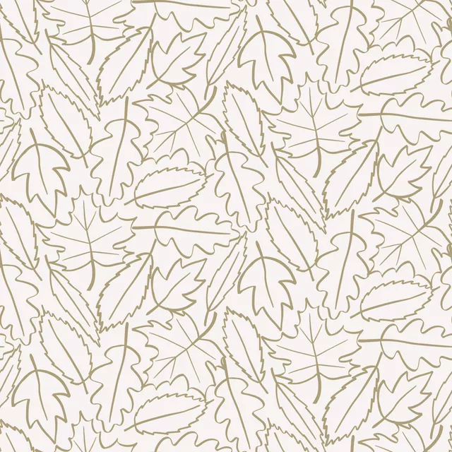 Blätter Herbst Laub beige grün