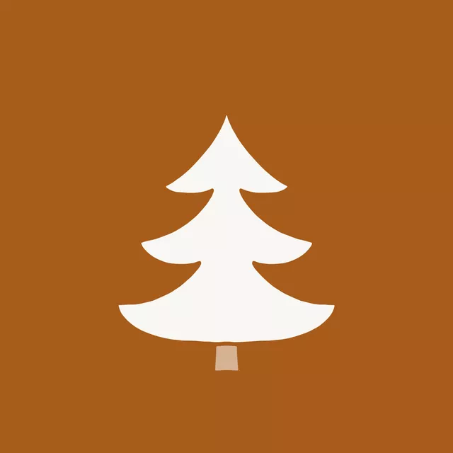 Tannenbaum Wendekissen rost