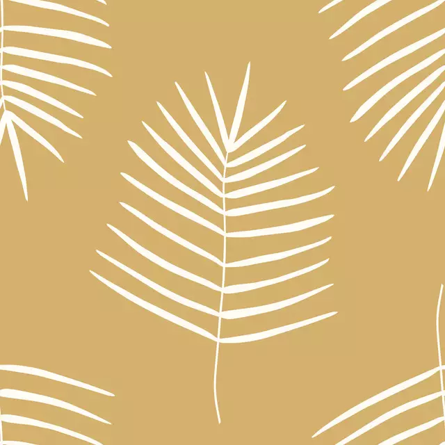 Geschirrtücher Minimal Leaf senf