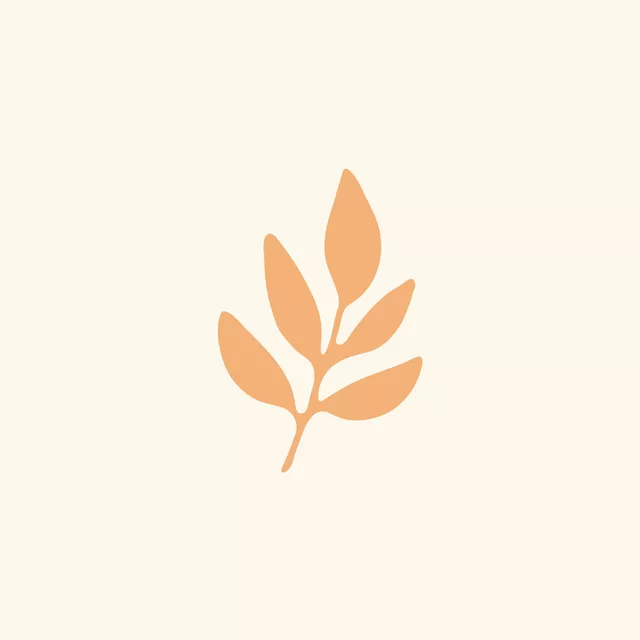 Kissen Zweig Wendekissen beige gelb